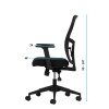 Office Chair Lumbar 108 - Black Black