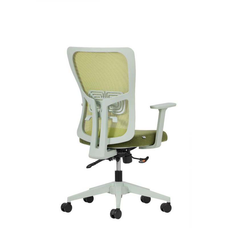 Office Chair Set (2 Pieces) Lumbar 108 - Green Green