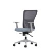 Office Chair Set (2 Pieces) Lumbar 108 - Grey Grey