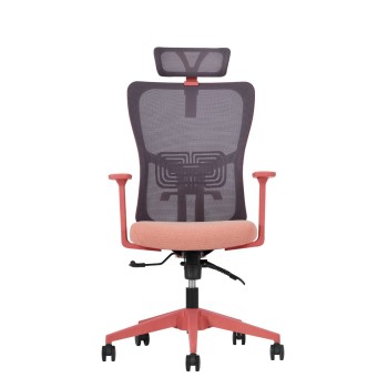 Office Chair Lumbar 126 - Salmon Salmon