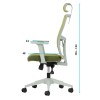 Office Chair Lumbar 126 - Green Green