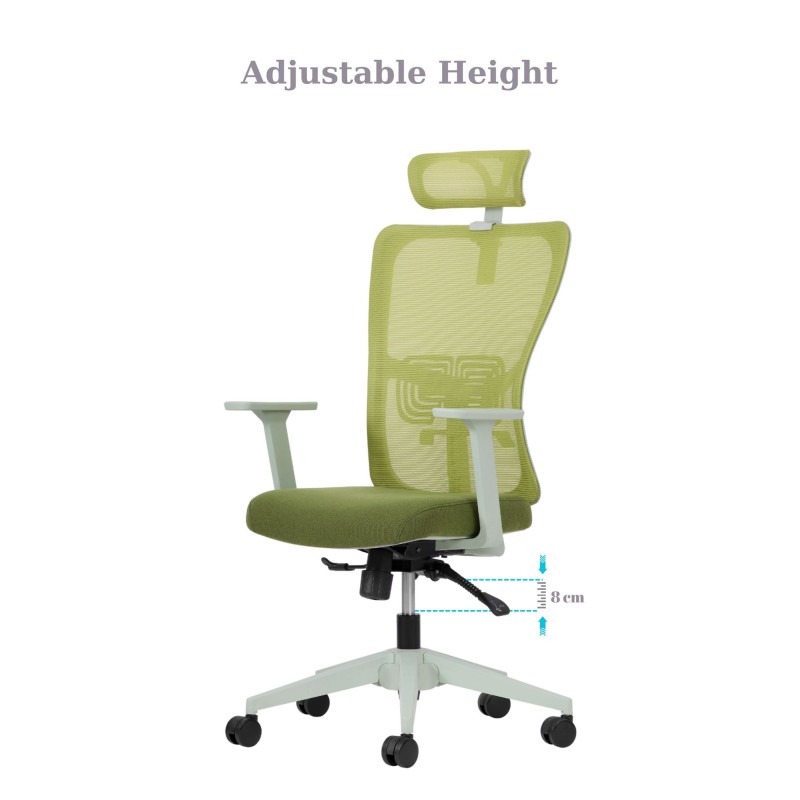 Office Chair Lumbar 126 - Green Green