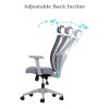 Office Chair Lumbar 126 - Grey Grey