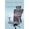 Office Chair Lumbar 126 - Grey Grey