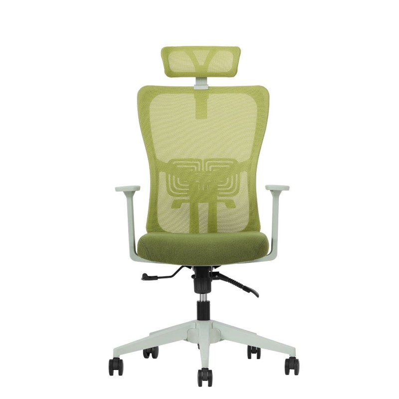 Office Chair Set (2 Pieces) Lumbar 126 - Green Green