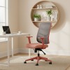 Office Chair Set (2 Pieces) Leto 108 - Salmon Salmon