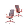 Office Chair Set (2 Pieces) Leto 108 - Salmon Salmon