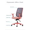 Office Chair Set (2 Pieces) Leto 108 - Salmon Salmon