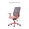 Office Chair Set (2 Pieces) Leto 108 - Salmon Salmon
