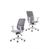 Office Chair Set (2 Pieces) Leto 108 - Grey Grey