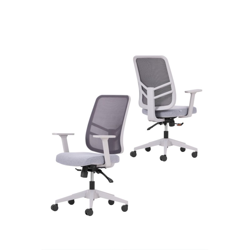 Office Chair Set (2 Pieces) Leto 108 - Grey Grey