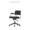 Office Chair Jupi 60 - Black Black