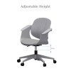 Office Chair Sisa - Grey Grey