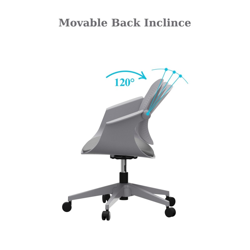 Office Chair Sisa - Grey Grey