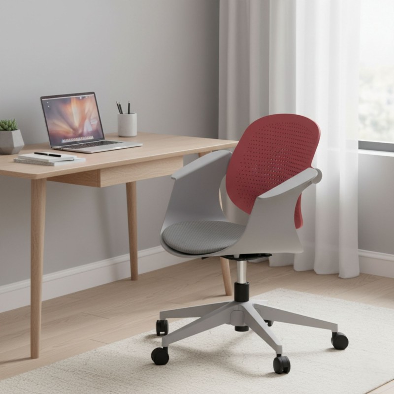 Office Chair Sisa - Salmon Salmon