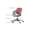 Office Chair Sisa - Salmon Salmon