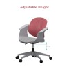 Office Chair Sisa - Salmon Salmon