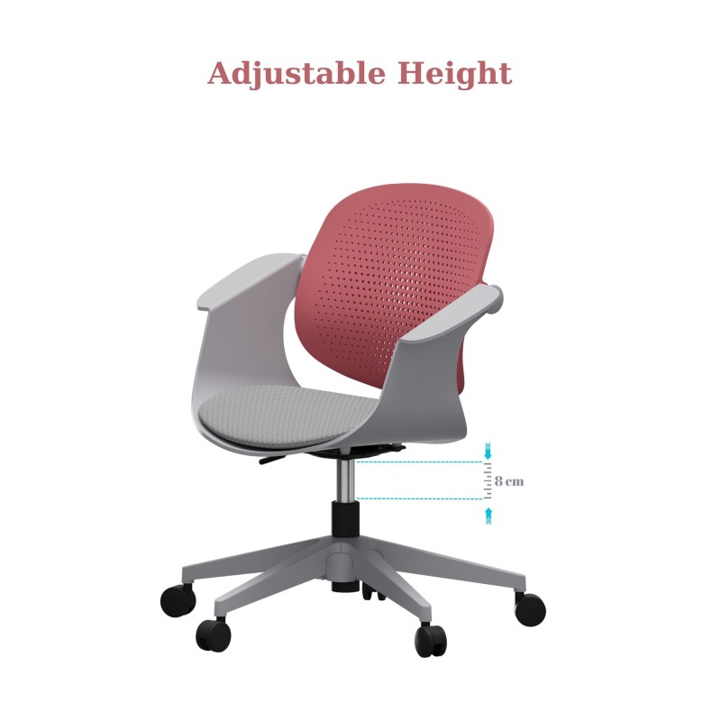 Office Chair Sisa - Salmon Salmon