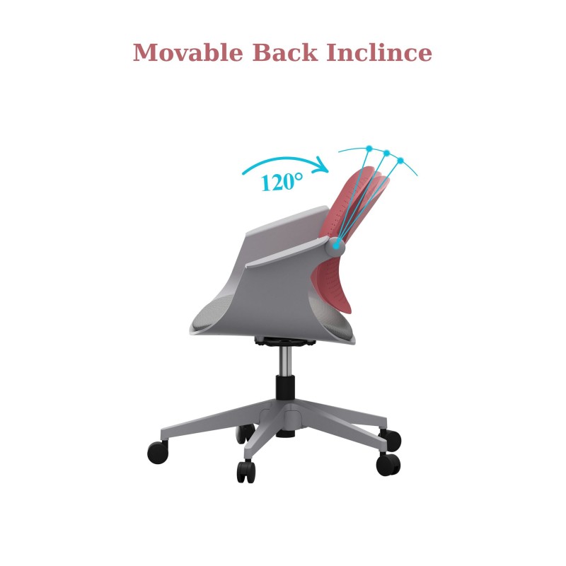 Office Chair Sisa - Salmon Salmon
