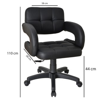 Office Chair Bürocci Cappa - Black Black