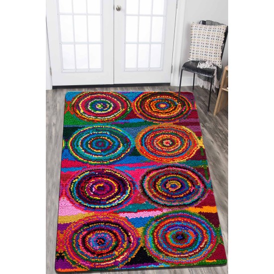 Hall Carpet (120 x 150) Boule Colore Şönil Cotton Multicolor Conceptum Hypnose Hall Carpet (120 x 150) Boule Colore Şönil Cotton Multicolor