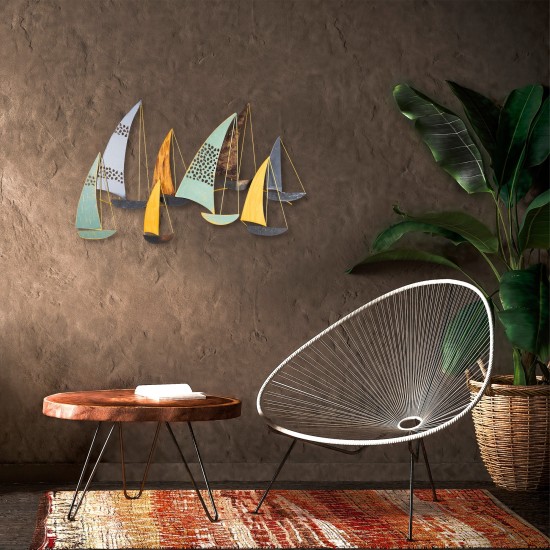 Decorative Metal Wall Accessory Yavuz Multicolor Decorative Metal Wall Accessory Yavuz Multicolor