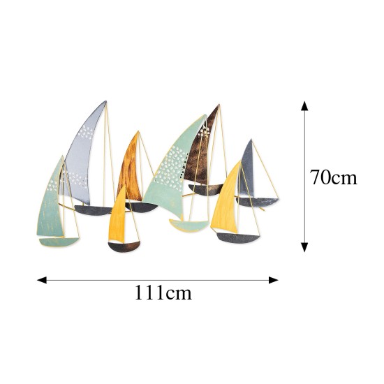 Decorative Metal Wall Accessory Yavuz Multicolor Decorative Metal Wall Accessory Yavuz Multicolor