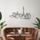 Decorative Metal Wall Accessory Paris Black Wallxpert Decorative Metal Wall Accessory Paris Black