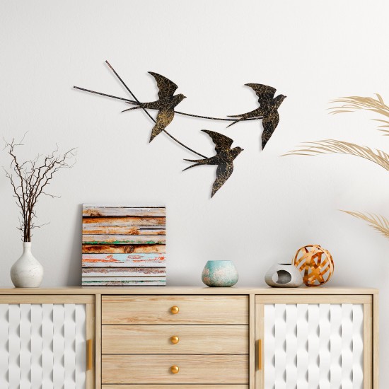 Decorative Metal Wall Accessory Wallow 2 Multicolor Decorative Metal Wall Accessory Wallow 2 Multicolor