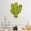 Decorative Wall Accessory Cactus Green
White