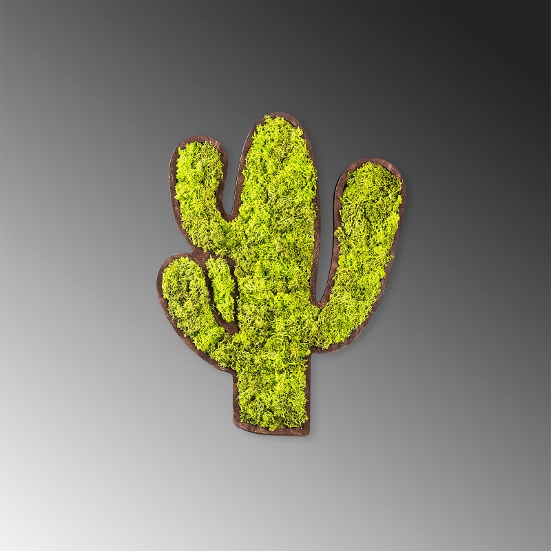 Decorative Wall Accessory Cactus Green
White