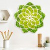 Decorative Wall Accessory Daisy Green
White