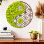 Decorative Wall Accessory Yin Yang Green
Brown