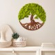 Decorative Wall Accessory Tree Of Life 3 Green Wallxpert Decorative Wall Accessory Tree Of Life 3 Green