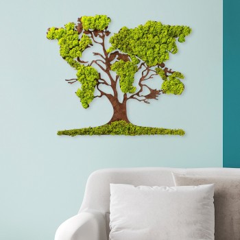 Decorative Wall Accessory Tree 2 Green
Brown