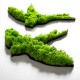 Decorative Metal Wall Accessory Swallows Green Decorative Metal Wall Accessory Swallows Green