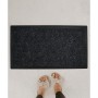 Pvc Doormat Dekoratif Nem Alıcı Toz Alıcı Siyah Kapı O¨nu¨ Paspası - Black Black