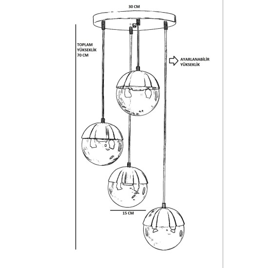Chandelier Küre 4 Lü Tepsili Eskitme Beyaz Camlı Sarkıt Gold
White Opviq Chandelier Küre 4 Lü Tepsili Eskitme Beyaz Camlı Sarkıt Gold
White