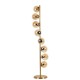 Opviq Floor Lamp Simay 8 Li Eskitme Bal Camlı Lambader Gold