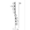 Opviq Floor Lamp Simay 8 Li Eskitme Beyaz Camlı Lambader White