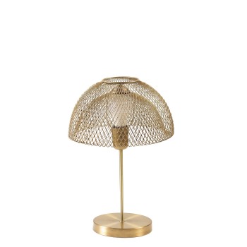 Table Lamp Lungo Eskitme Ufo Başlıklı Masa Lambası Gold