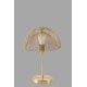 Opviq Table Lamp Lungo Eskitme Ufo Başlıklı Masa Lambası Gold