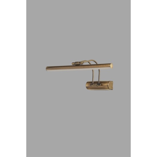 Opviq Wall Lamp Flüt 50 Cm Ledli Eskitme Aplik Gold