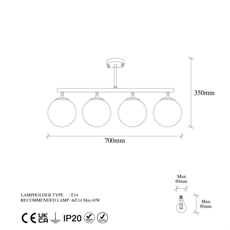 Chandelier Fazli - 10426 Black
Gold
Cream