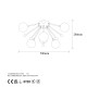 Chandelier Roze - 11785 Vintage