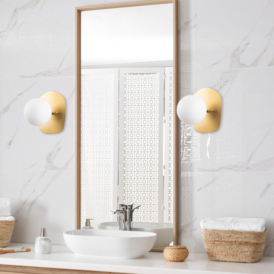 Opviq Wall Lamp Well - 11670 Gold