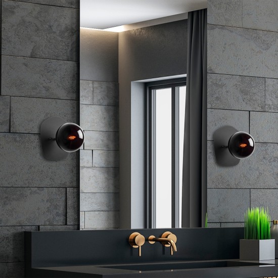 Wall Lamp Well - 11675 Black Wall Lamp Well - 11675 Black