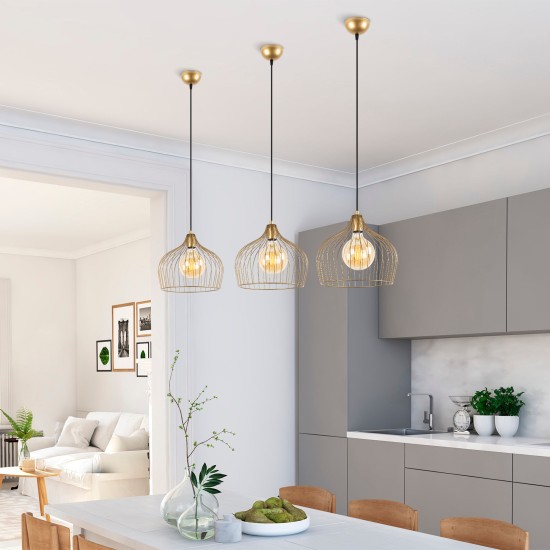 Chandelier Bek - 11371 Shiny Gold