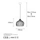 Chandelier Bek - 11371 Shiny Gold