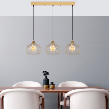 Chandelier Bek - 11376 Shiny Gold